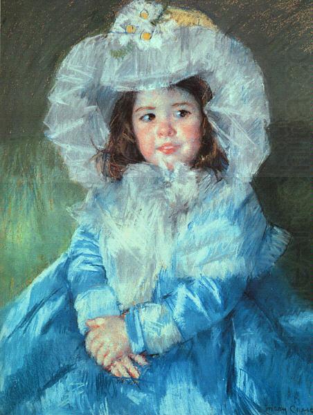 Mary Cassatt Margot in Blue china oil painting image